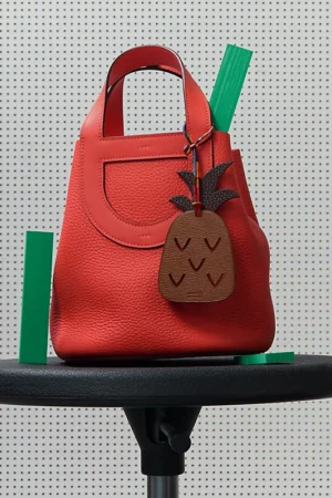 Pineapple and Leaf Charm