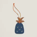 Pineapple and Leaf Charm - Blue
