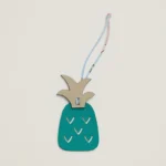 Pineapple and Leaf Charm - Green