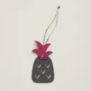 Pineapple and Leaf Charm